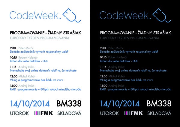 Program Codeweek na FMK 2014